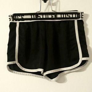 Justice black shorts